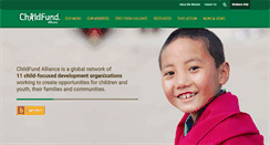 Desktop Screenshot of childfundalliance.org