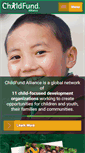 Mobile Screenshot of childfundalliance.org